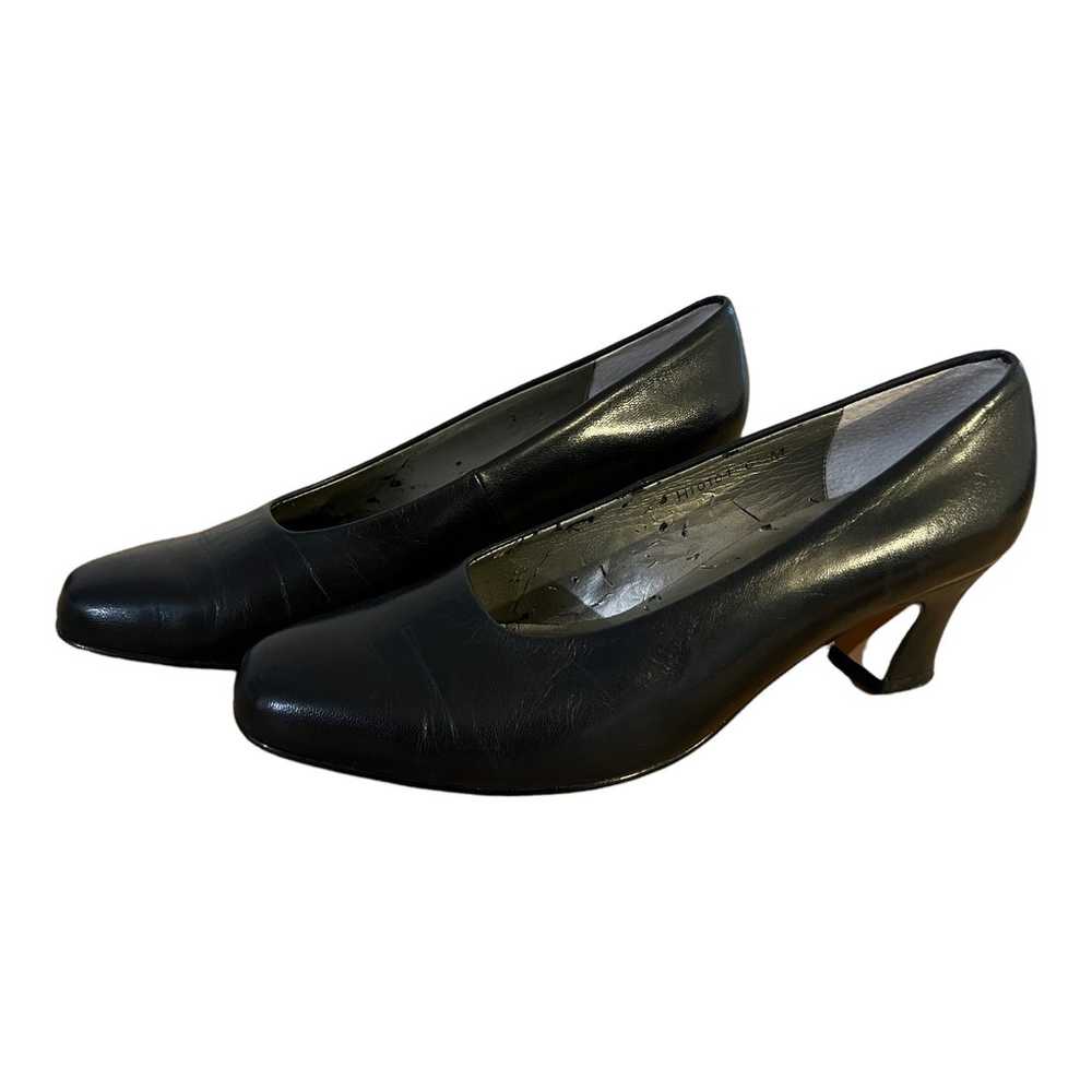 Vintage Ros Hommerson Black Classic Pumps Leather… - image 3