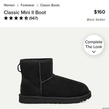 UGG Black Mini Classic Boots