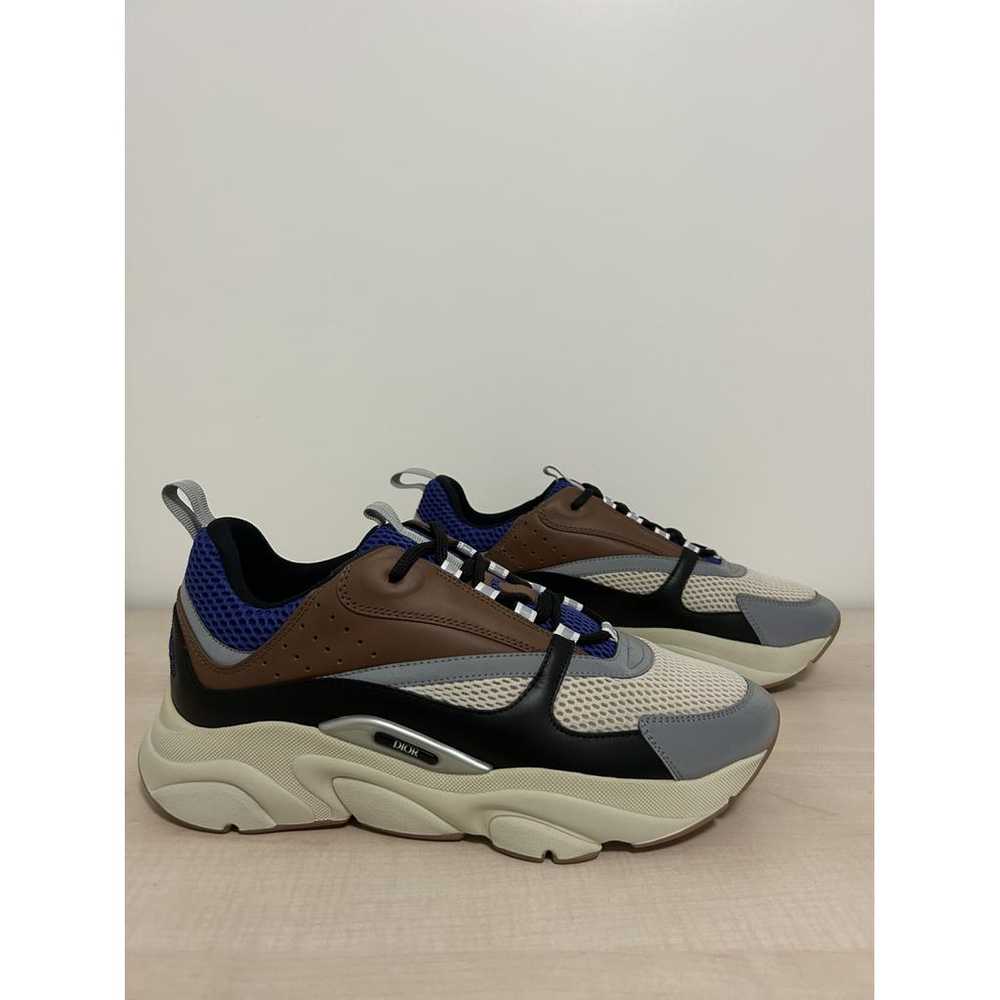 Dior Homme B22 leather low trainers - image 2