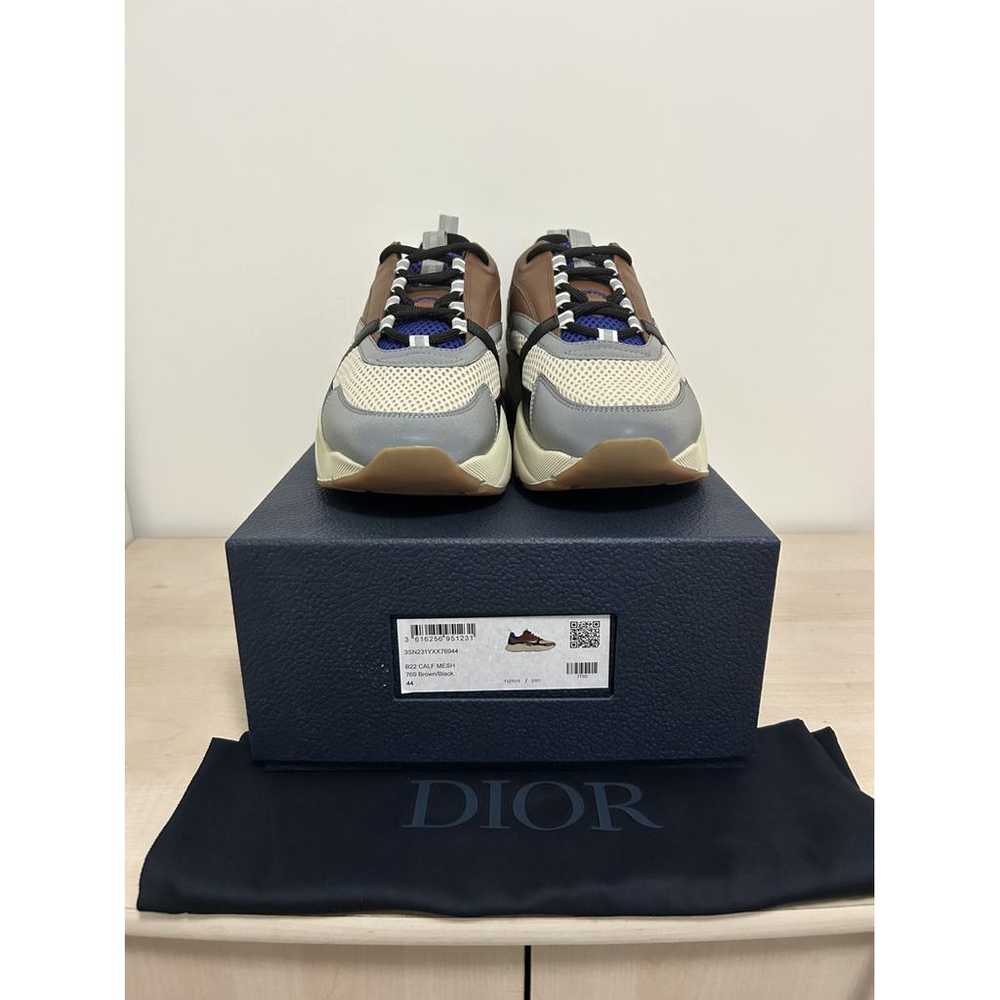 Dior Homme B22 leather low trainers - image 8