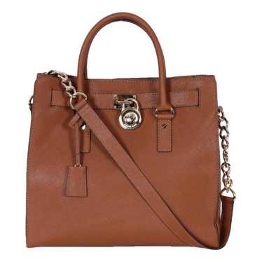 Michael Kors Hamilton leather handbag