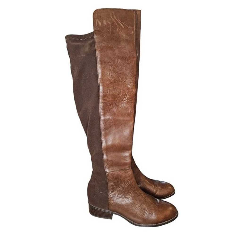 Ralph Lauren MAIYA Brown Leather OVER THE KNEE Bo… - image 2