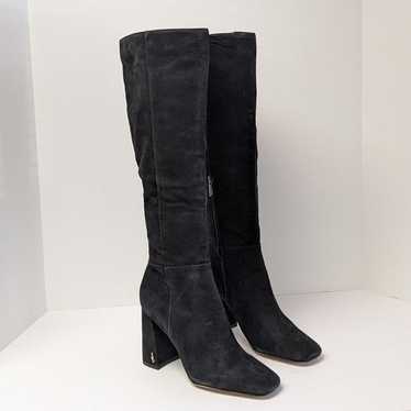 Sam Edelman Clarem Tall Boots, Black Suede, Women… - image 1