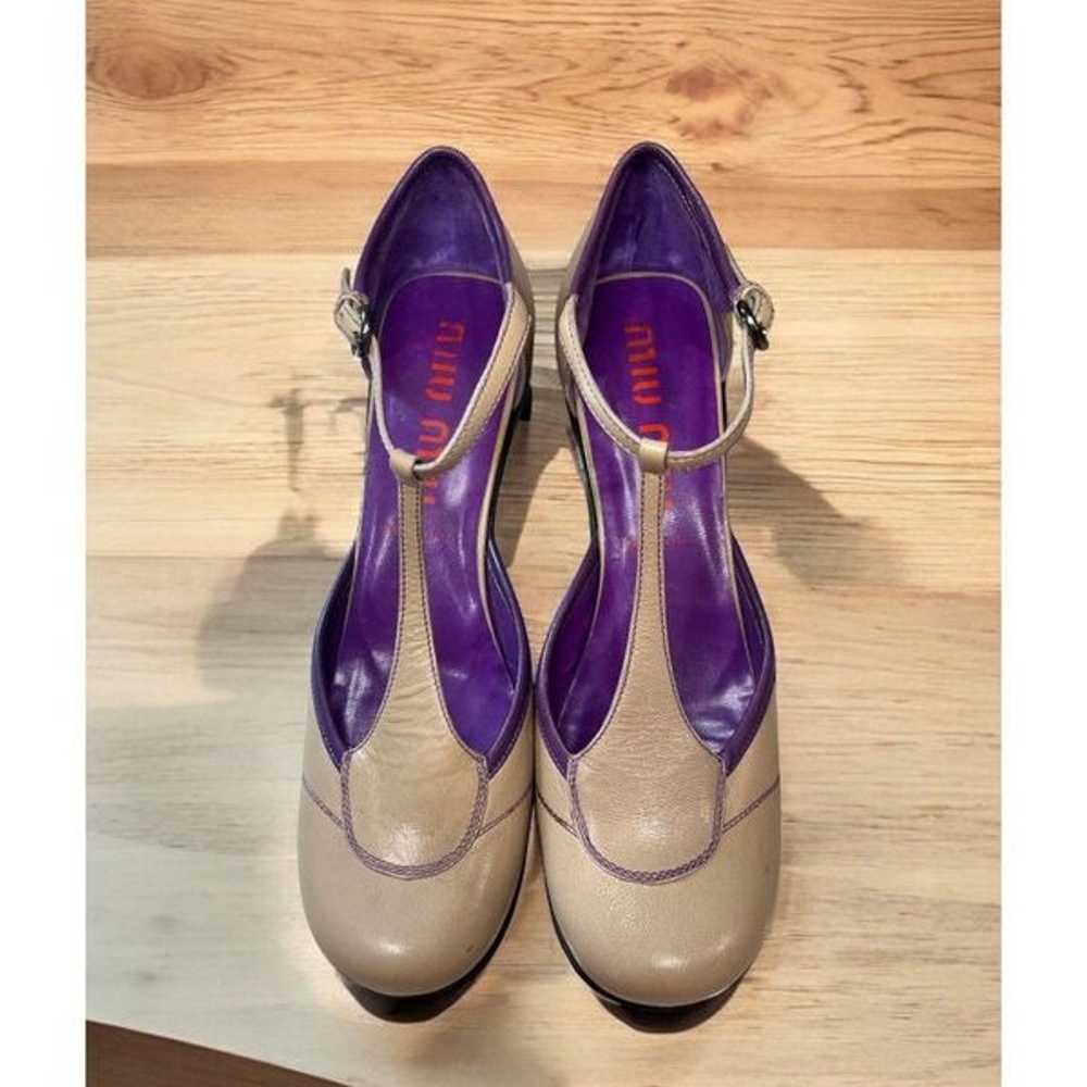 Vintage Miu Miu Leather Mary Janes Size 38 - image 10