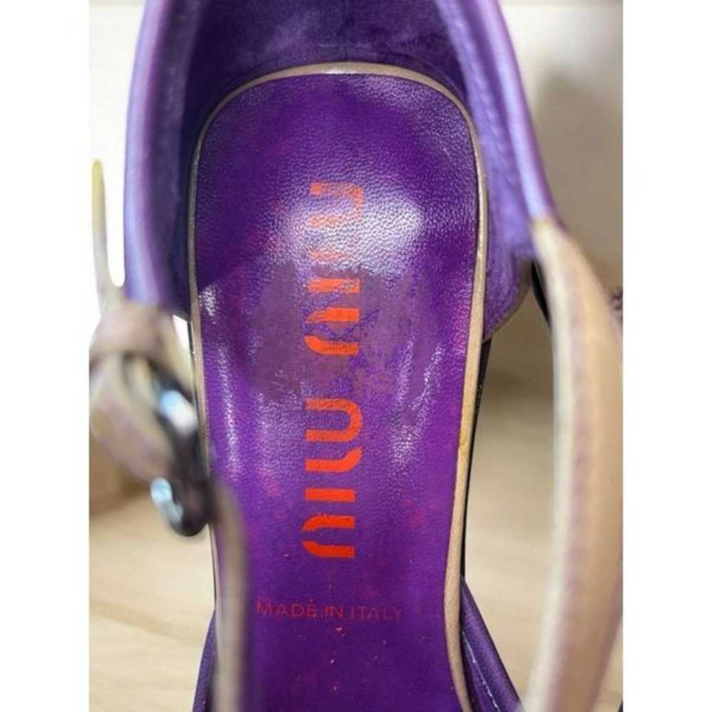 Vintage Miu Miu Leather Mary Janes Size 38 - image 8