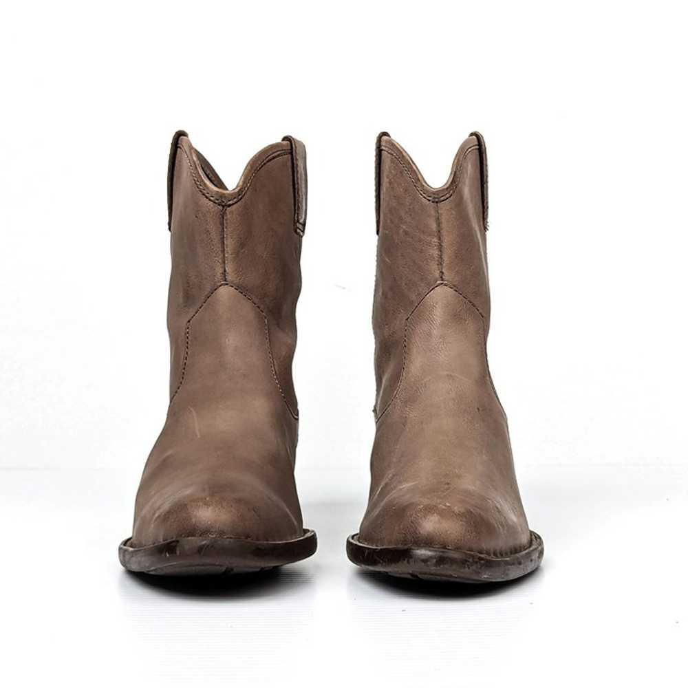 Born Women Wynd Taupe Leather Western Cowboy Ankl… - image 2