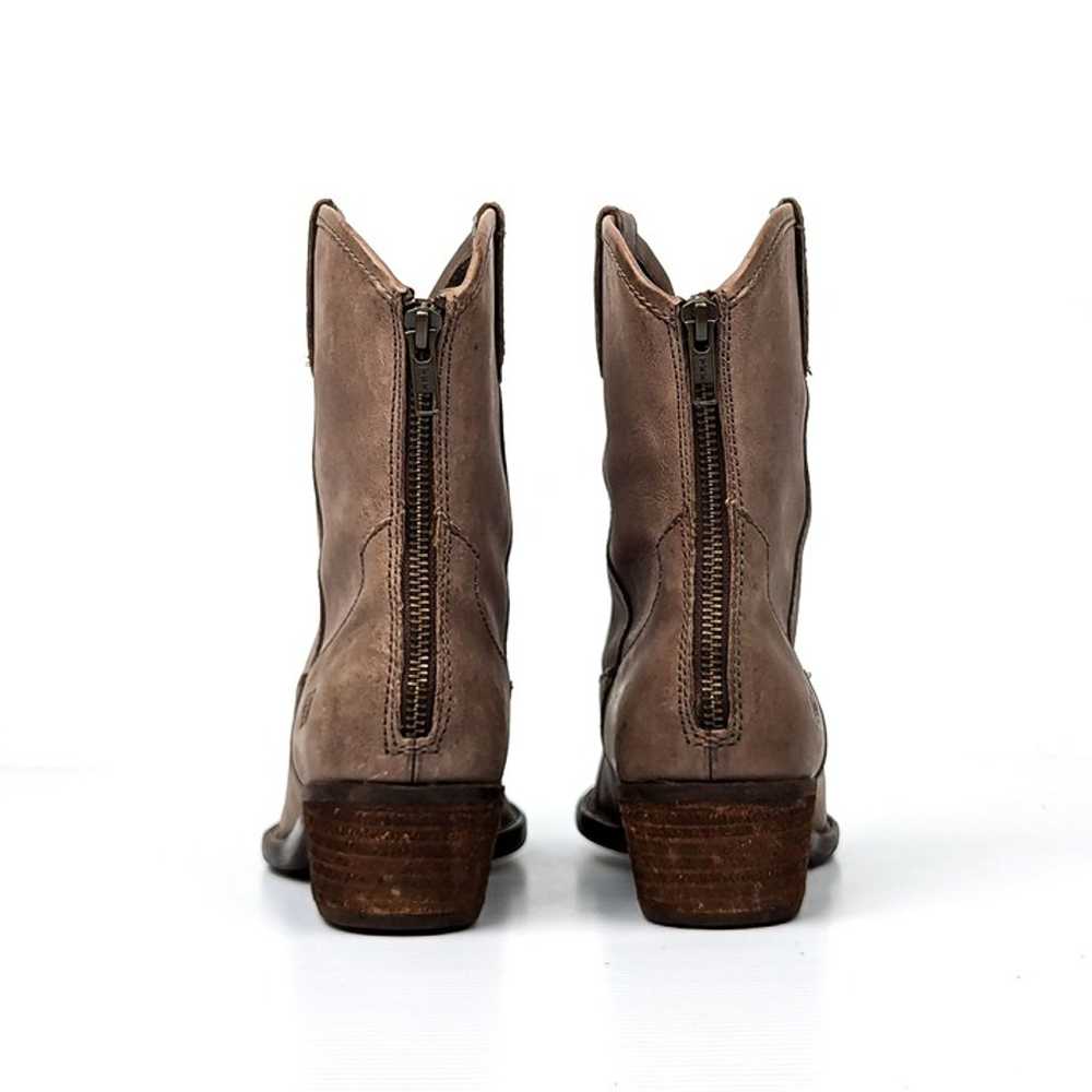 Born Women Wynd Taupe Leather Western Cowboy Ankl… - image 3