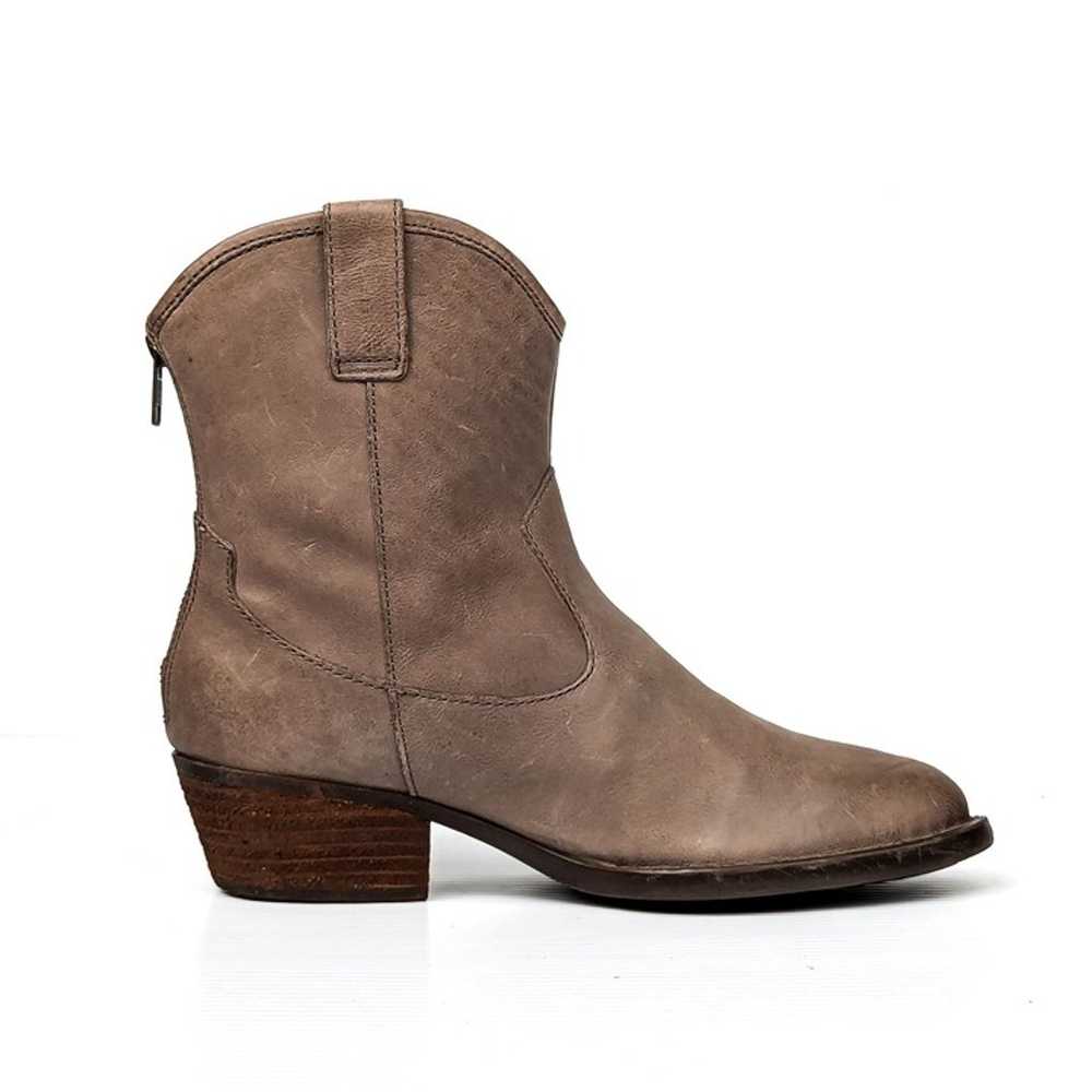 Born Women Wynd Taupe Leather Western Cowboy Ankl… - image 5