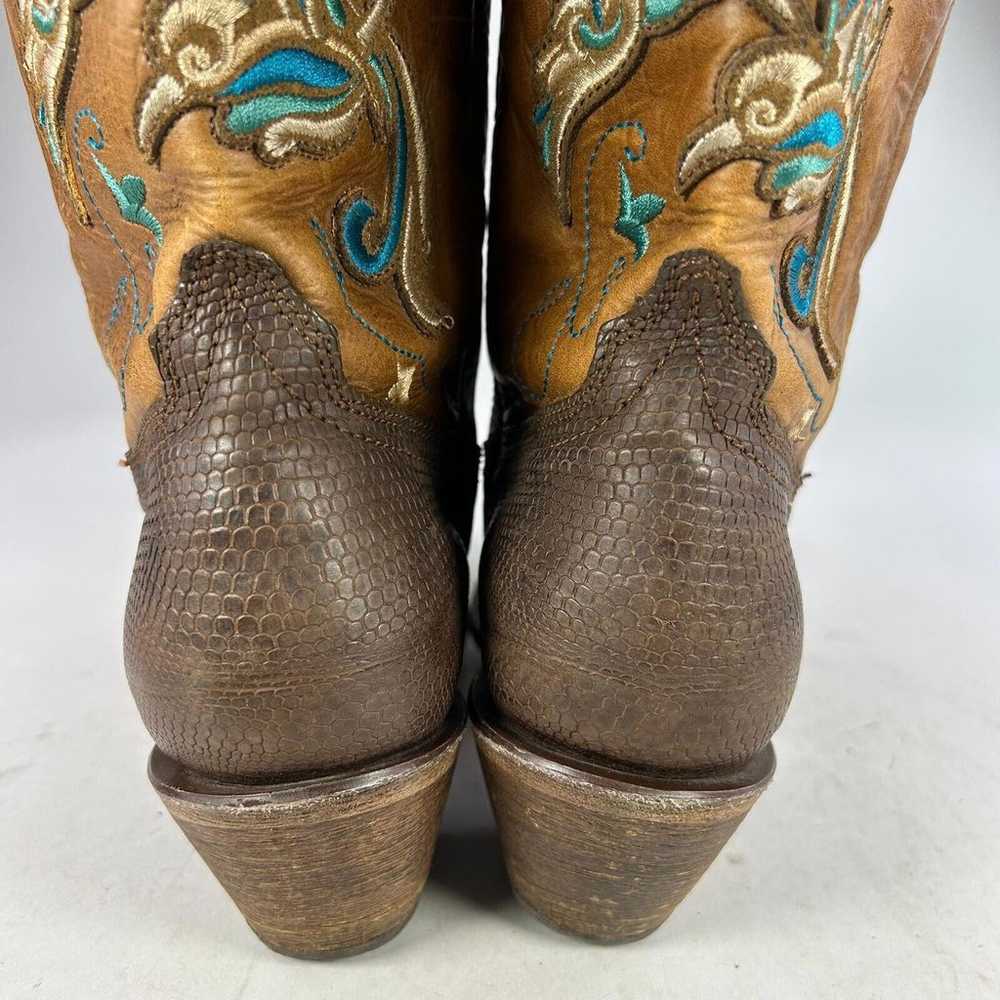 Corral Women's Tobacco Teju Lizard Cowboy Boots U… - image 8