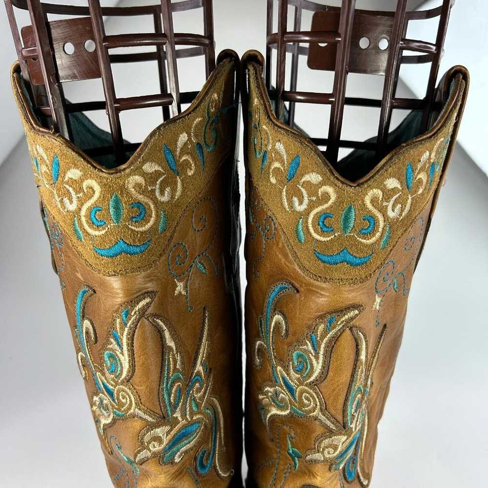 Corral Women's Tobacco Teju Lizard Cowboy Boots U… - image 9