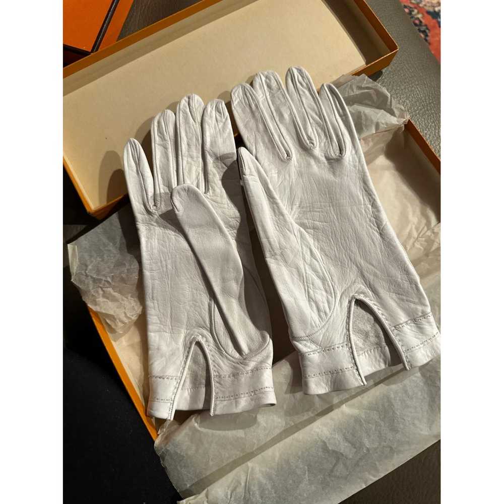 Hermès Soya leather gloves - image 2