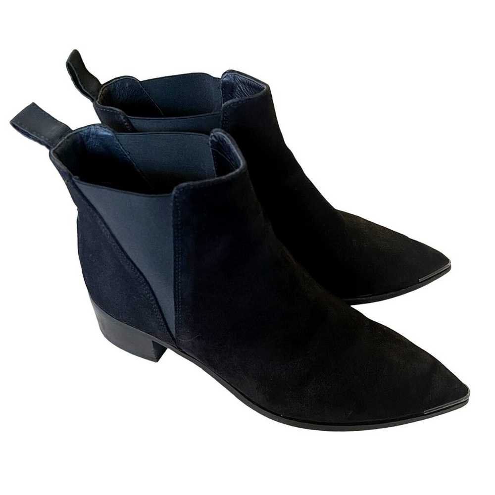 Acne Studios Woman 7 Jensen Suede Ankle Boots Met… - image 2