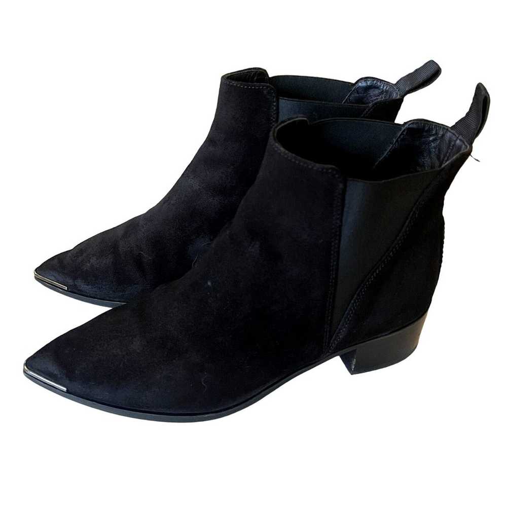 Acne Studios Woman 7 Jensen Suede Ankle Boots Met… - image 4