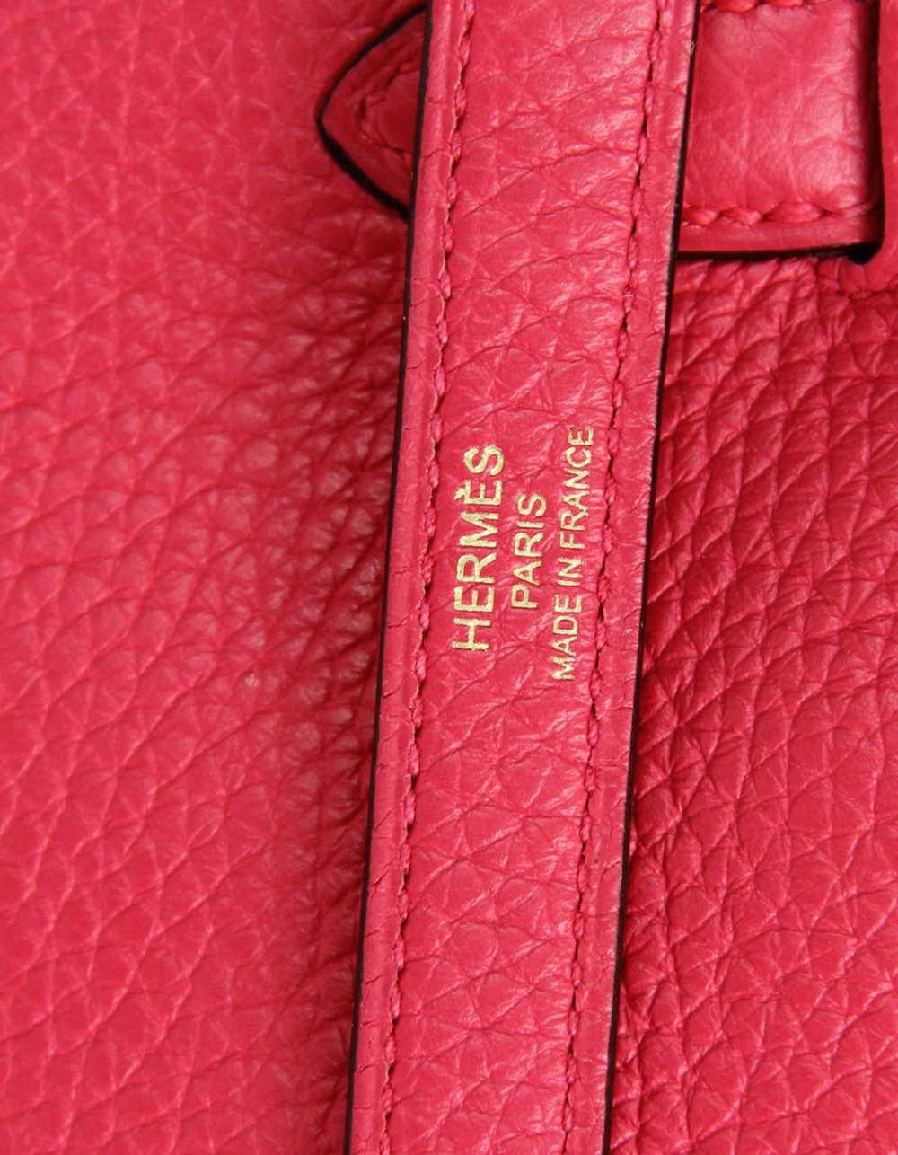 Hermes Rouge Extreme Leather 28cm Kelly Bag GHW - image 6