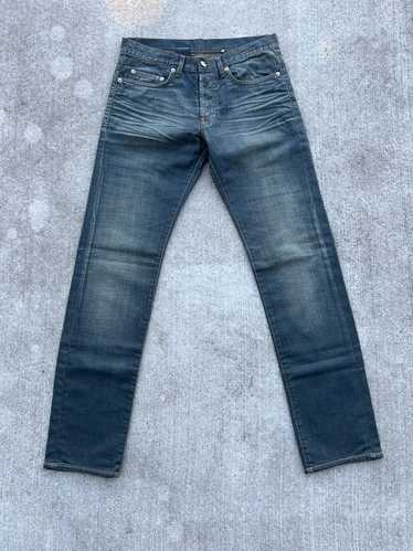 Dior × Kris Van Assche Dior Waxed Indigo Denim Jea