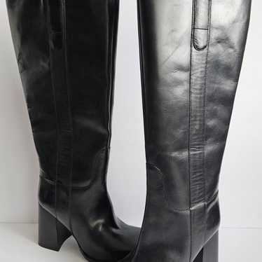 Free People Leather Tall Knee High Boots