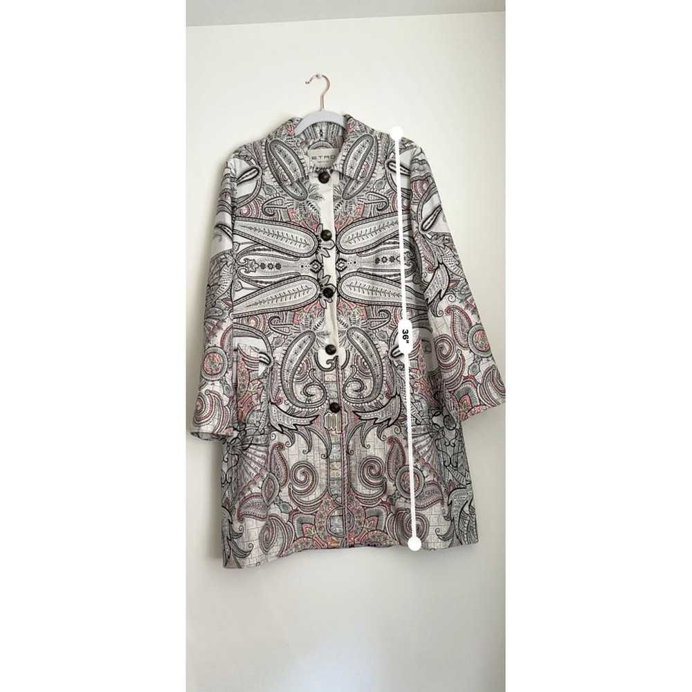 Etro Linen trench coat - image 7