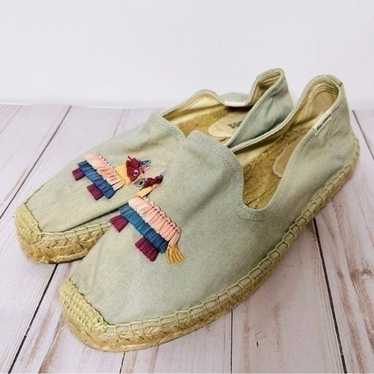 Soludos Platform Piñata Espadrilles Slip On Flat S