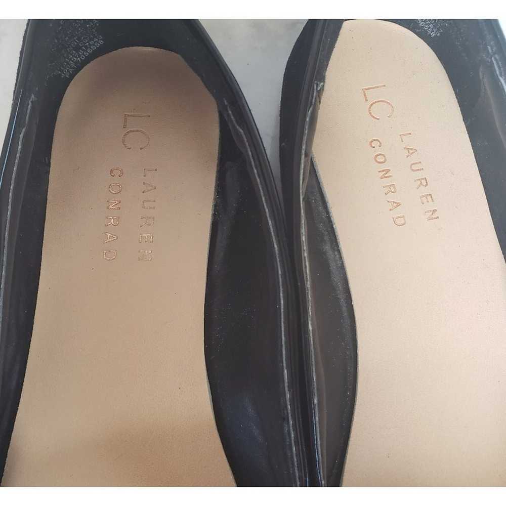 LC Lauren Conrad black suade ballet flats womens … - image 2