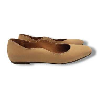 Lucky Brand Dellie Ballet Flat Womens 9 Beige Sue… - image 1