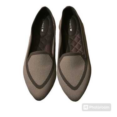 Birdies The Blackbird Classic hot Jet Washable Knit Flats Black Tan Women's 6.5