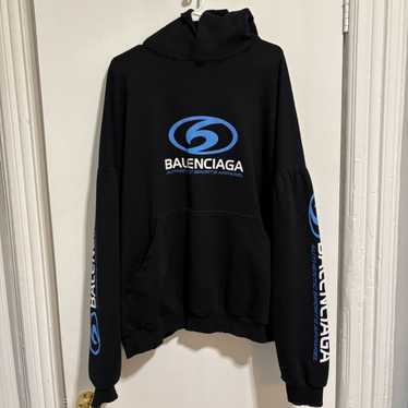 Balenciaga Balenciaga surfer logo printed hoodie - image 1