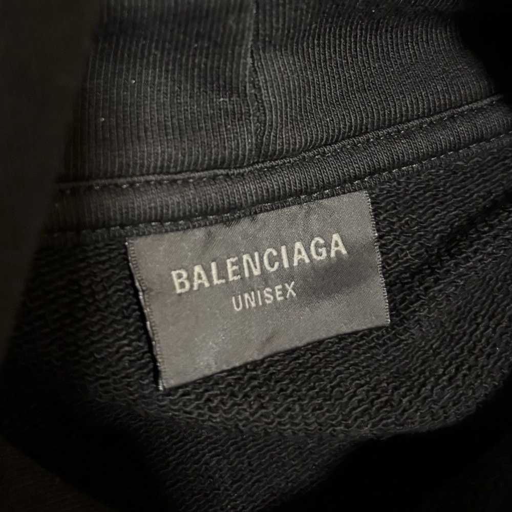 Balenciaga Balenciaga surfer logo printed hoodie - image 4