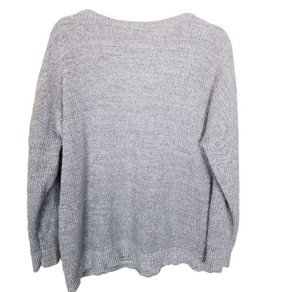 Torrid Tunic Sweater Knit Sweater Women 2X Gray S… - image 8