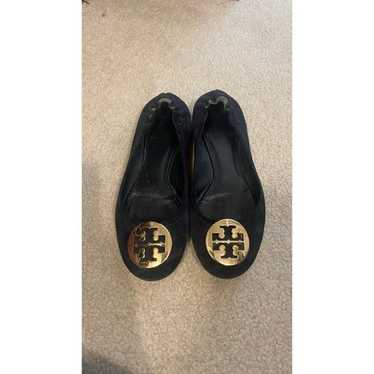 Tory Burch navy Reva flats