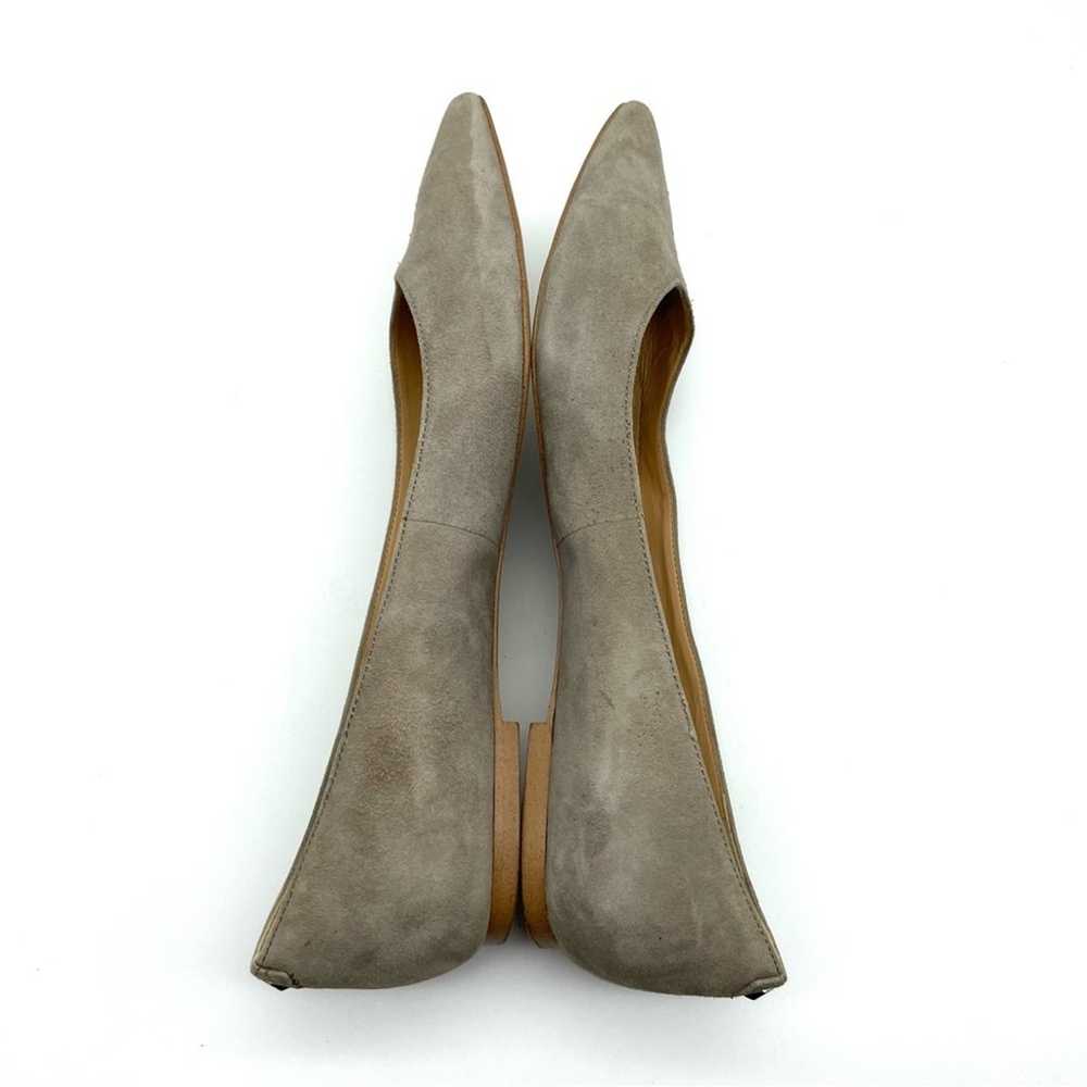 Sam Edelman Rae Point Toe Flat Tan Suede 9.5 - image 5