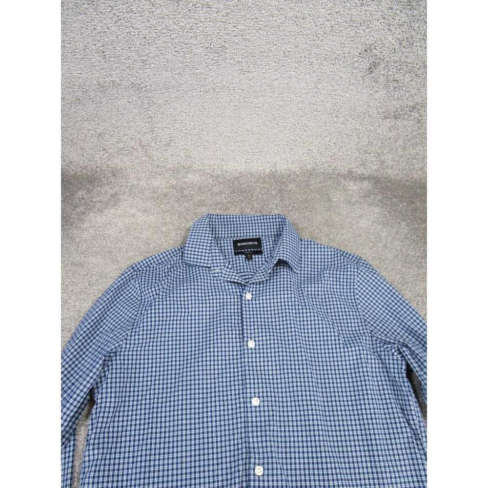 Bonobos Bonobos Shirt Mens Mens Blue Cotton Plaid… - image 2