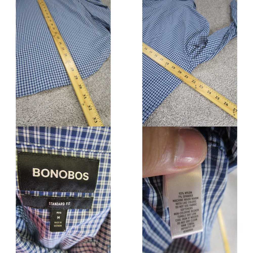 Bonobos Bonobos Shirt Mens Mens Blue Cotton Plaid… - image 4