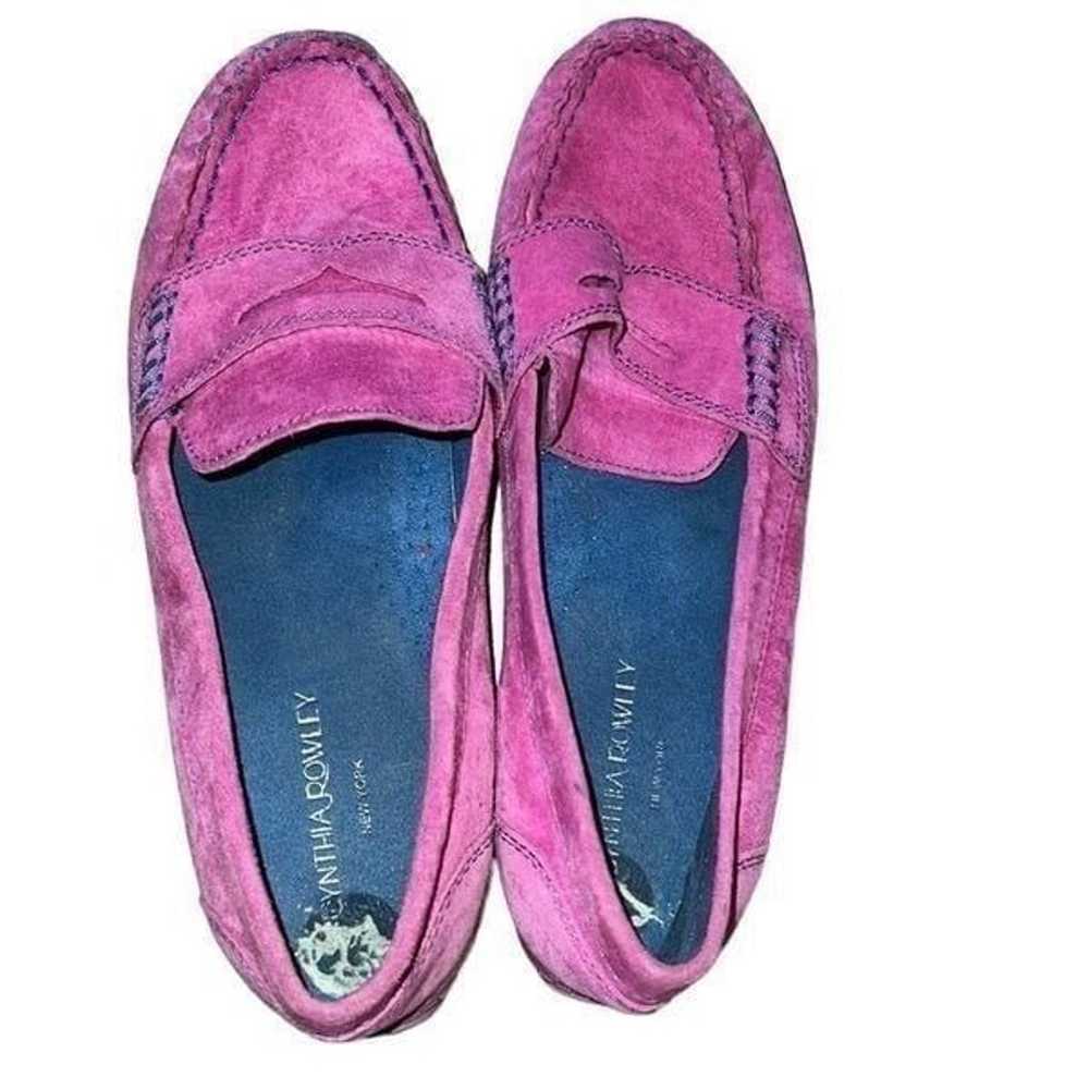 Cynthia Rowley Pink Suede Shoes 8 M - image 1