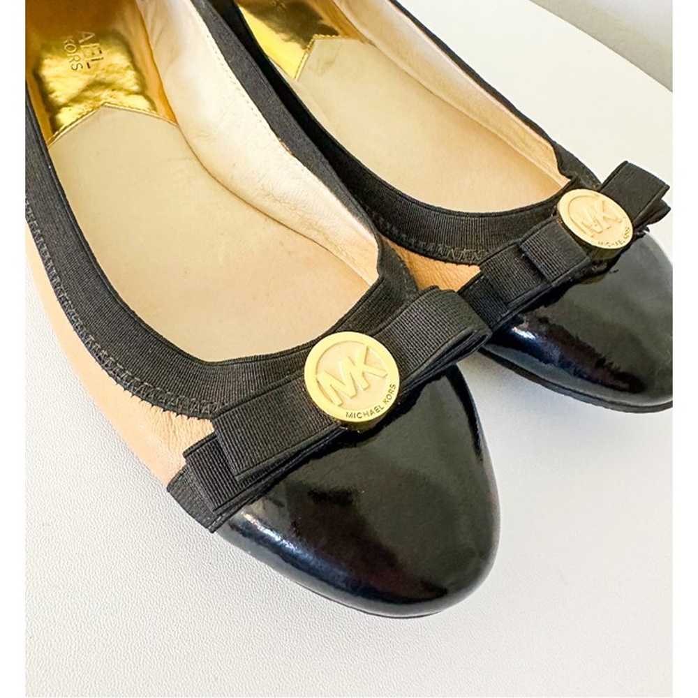 Michael Kors Leather Logo Ballerina Flats - image 5