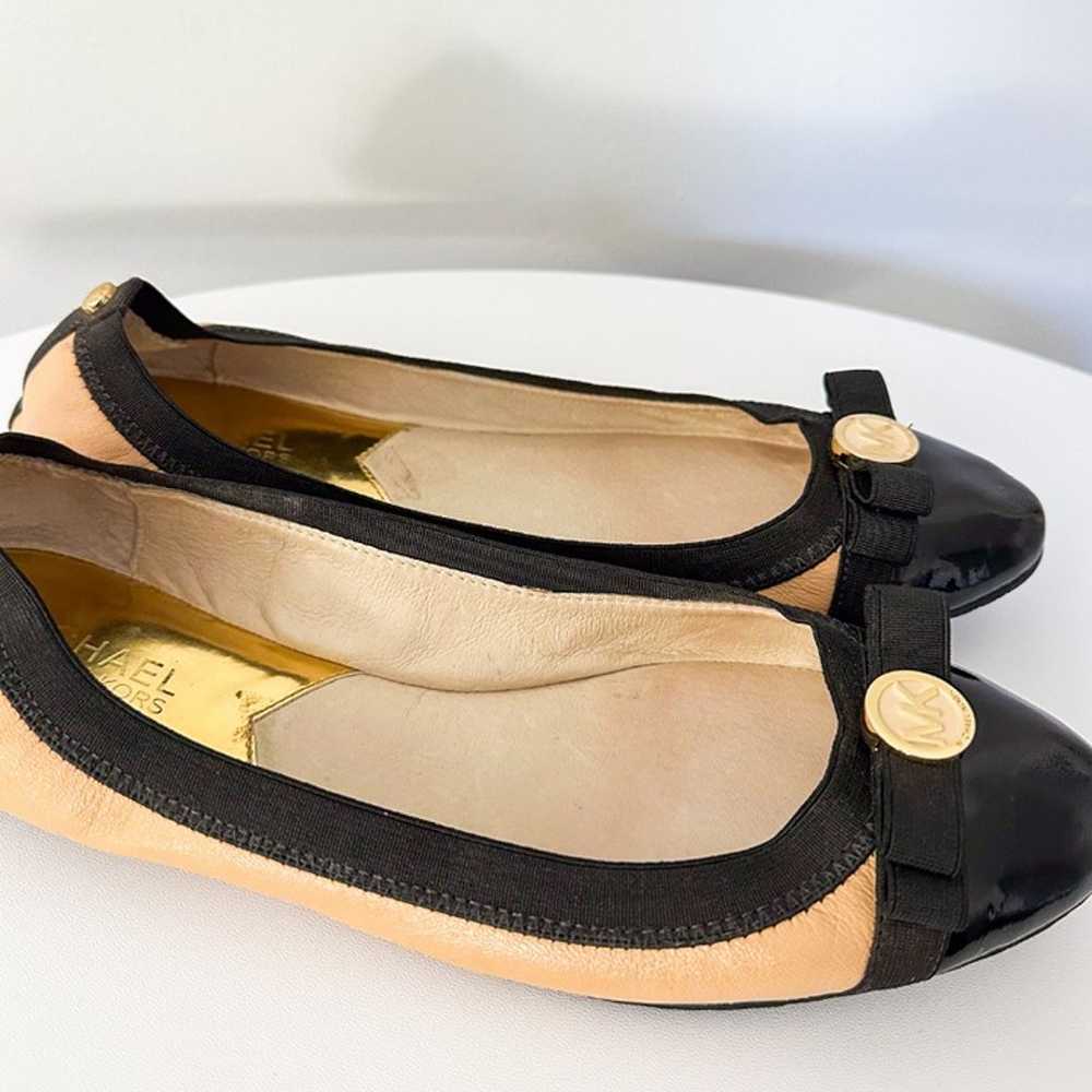 Michael Kors Leather Logo Ballerina Flats - image 8