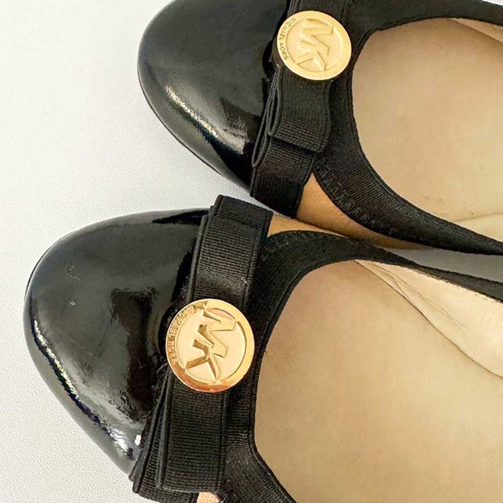 Michael Kors Leather Logo Ballerina Flats - image 9