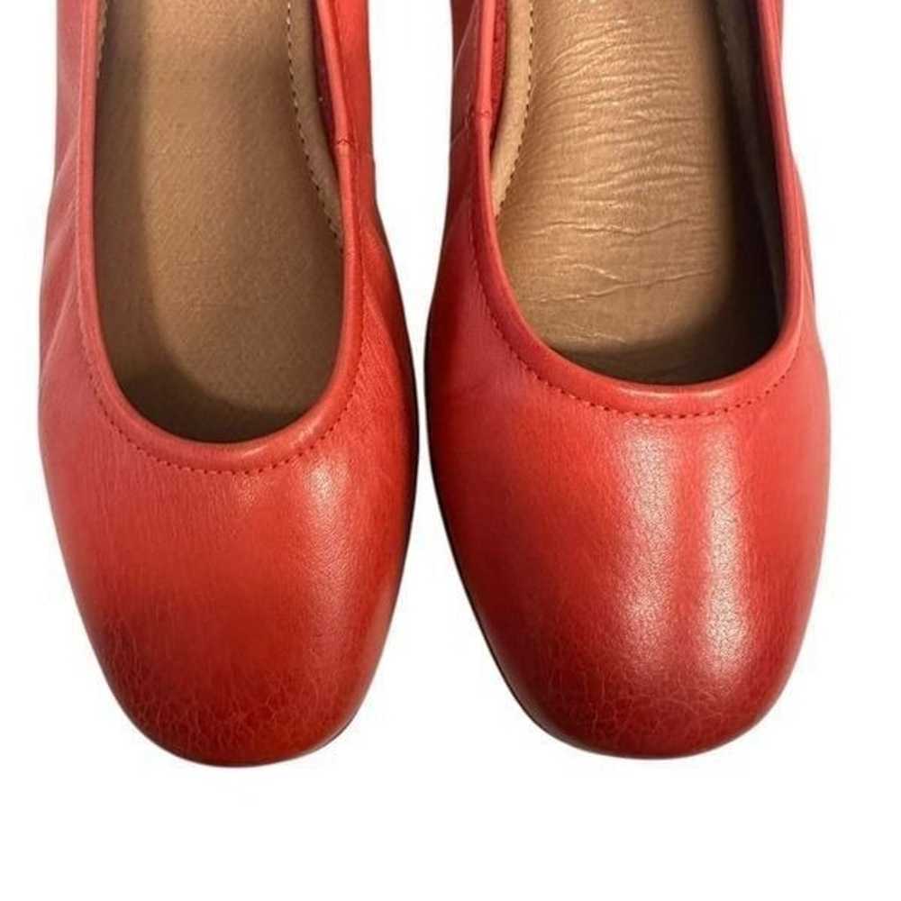 Josef Seibel Fenja 01 Red Leather Ballet Flats | … - image 7