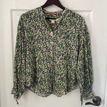 Maeve by Anthropologie women’s floral puff sleeve… - image 1