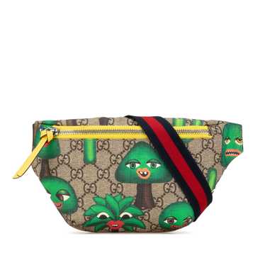 Gucci Gucci GG Supreme Smiling Plants Kids Belt B… - image 1