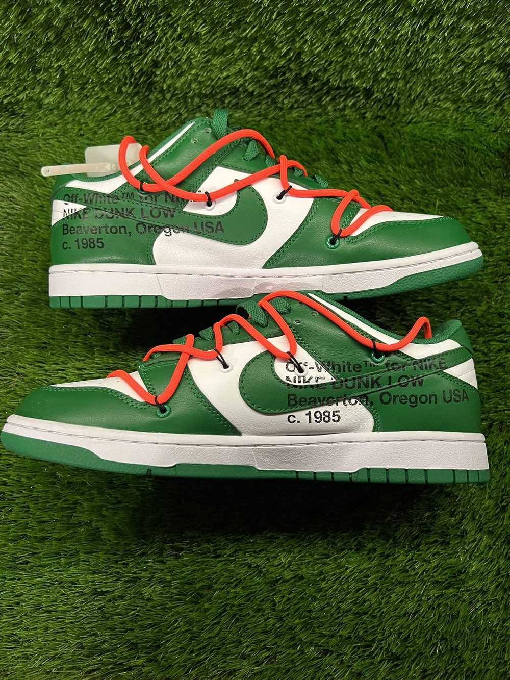 Nike × Off-White Dunk Low Off-White (Pine Green) - image 1