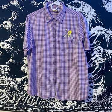 Looney Tunes purple Tweety button-up shirt