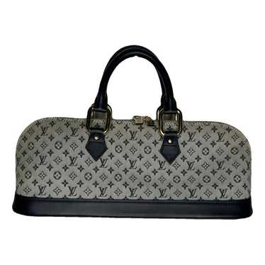 Louis Vuitton Alma Long cloth handbag