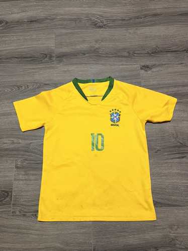 Soccer Jersey × Streetwear × Vintage Neymar Jr Br… - image 1