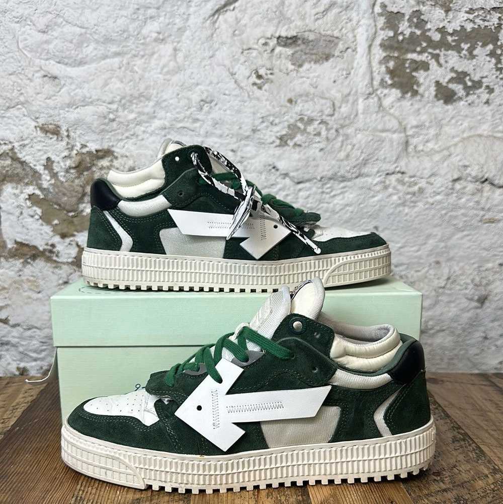 Off-White Off White Green Suede Floating Arrow Lo… - image 1