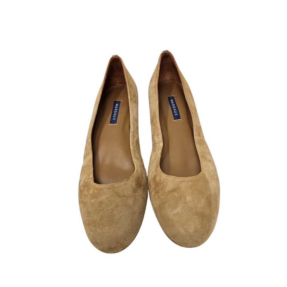 Margaux 40 Brown Suede Leather Ballet Flat Minima… - image 4