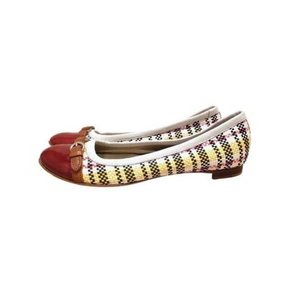 NWOB AGL Monika Red Capped Toe Ballet Flats - image 2