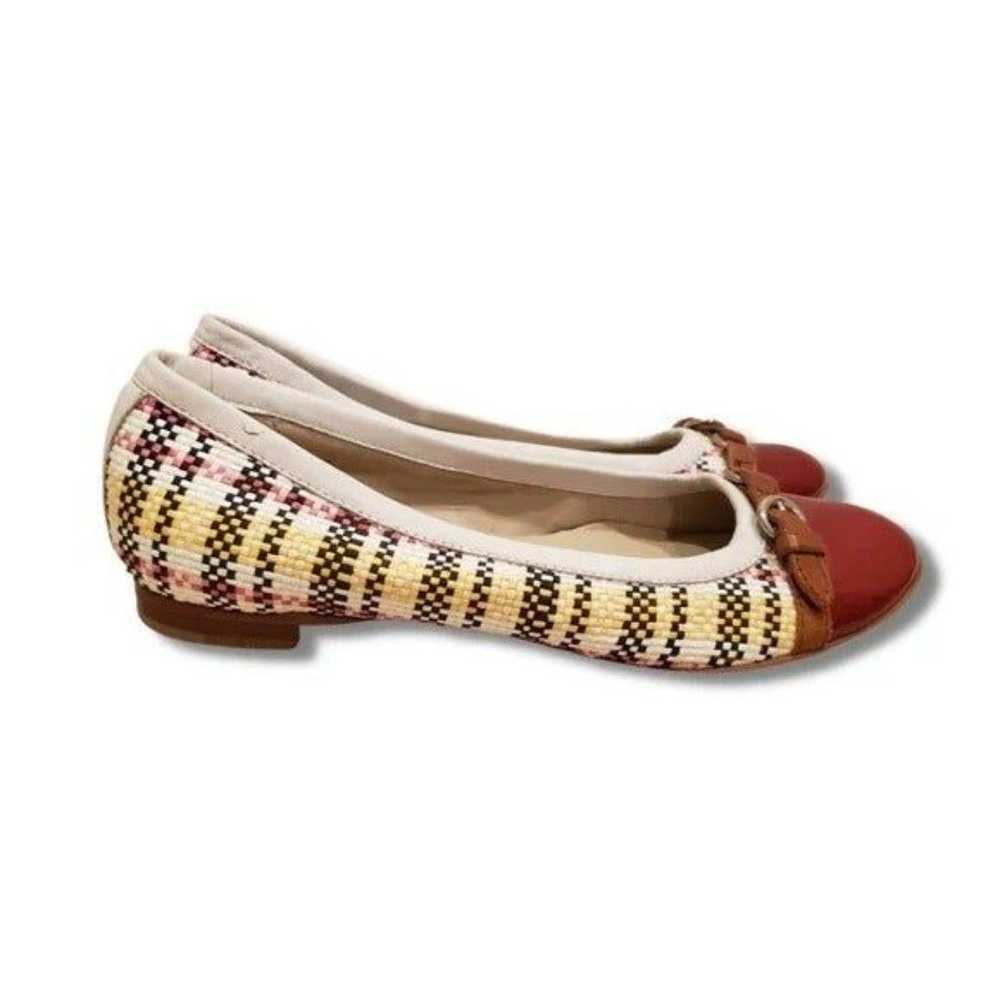 NWOB AGL Monika Red Capped Toe Ballet Flats - image 3