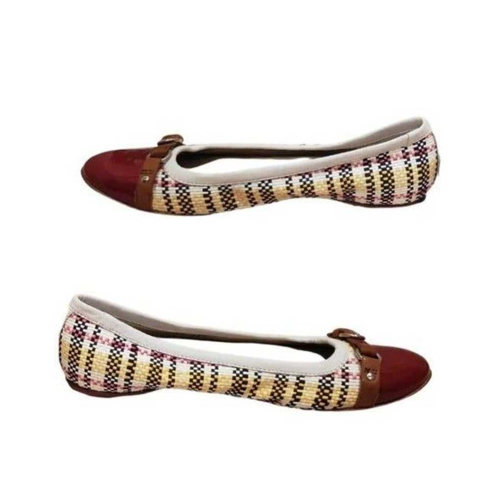 NWOB AGL Monika Red Capped Toe Ballet Flats - image 5