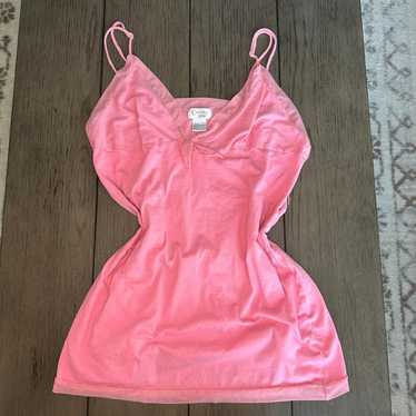 Vintage Y2K Pink Cami Tank Top - image 1