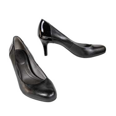 LIFESTRIDE Black Lively Faux Leather Pump Patent L